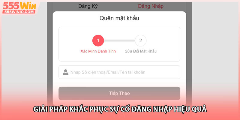 Giải pháp khắc phục sự cố đăng nhập hiệu quả