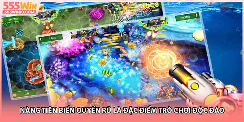 Nàng tiên biển quyến rũ là đặc điểm trò chơi độc đáo 